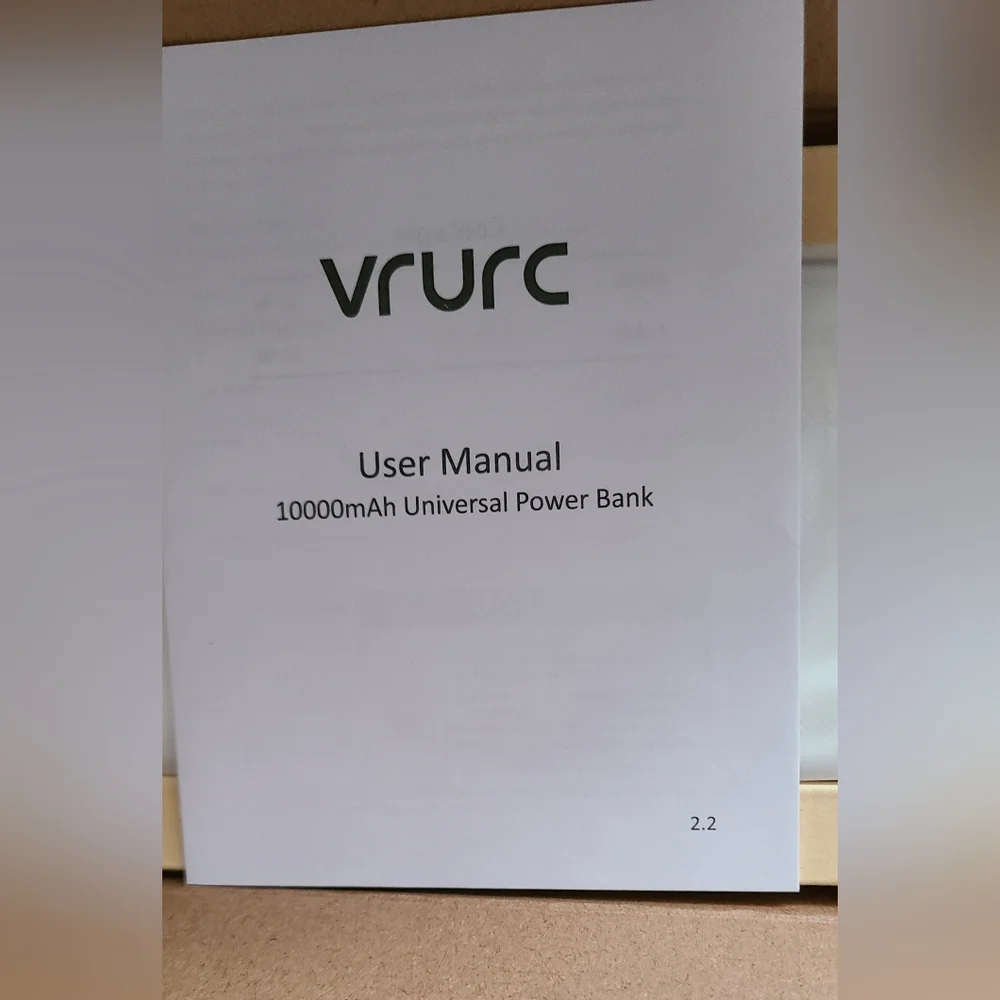 NIB Vrurc 10000mAh Power Bank